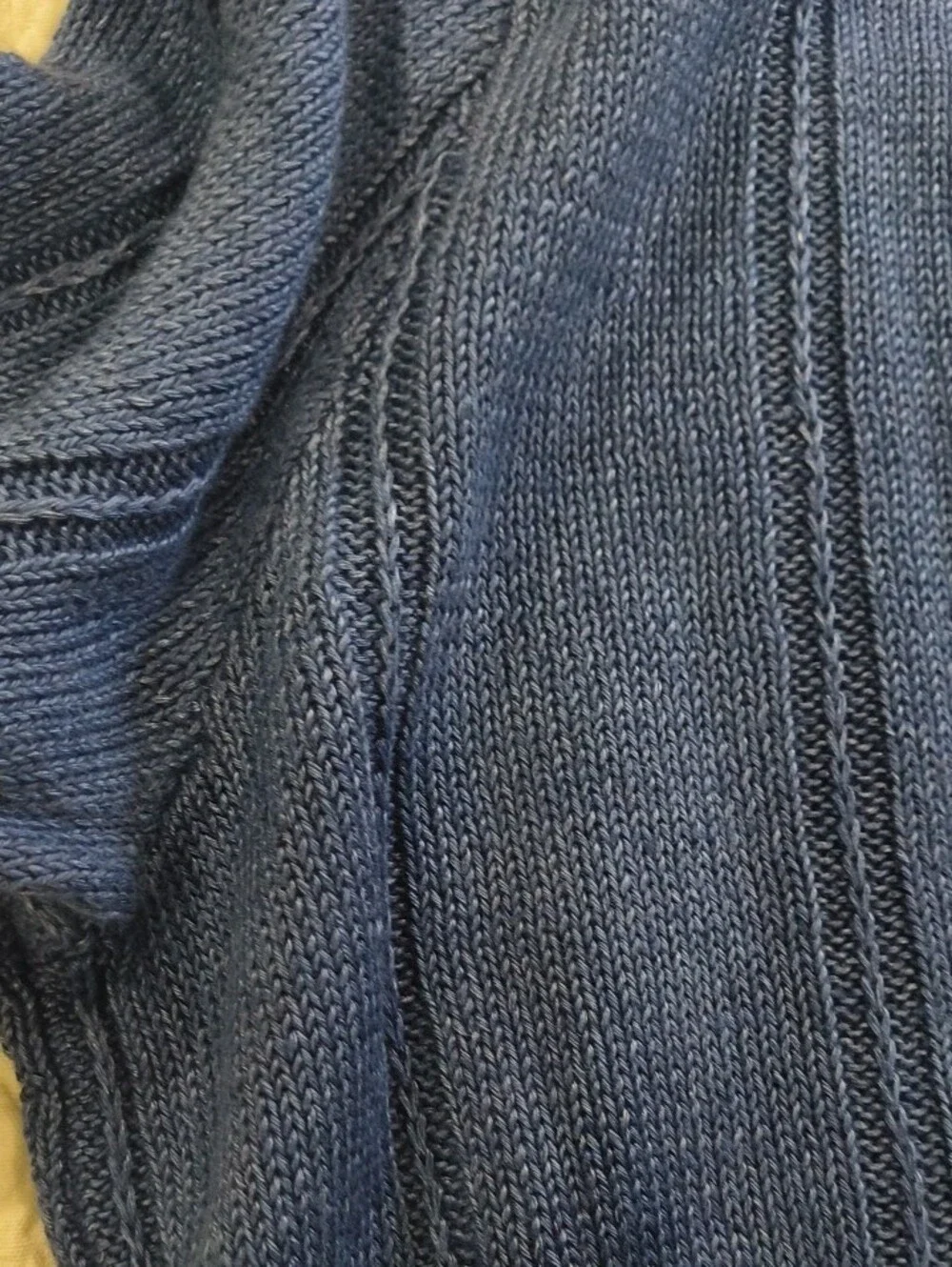 Banana Republic 100% Linen Ribbed Sweater Polo
